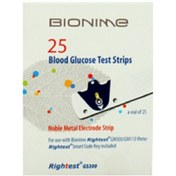 تصویر نوار تست قند خون بایونیم ا Bionime Blood Glucose Test Strips Bionime Blood Glucose Test Strips