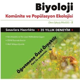 تصویر دانلود کتاب Aydın TYT-AYT Biyoloji 11. Sınıf Modül 5 Komünite ve Popülasyon Ekolojisi 2019 کتاب 2019