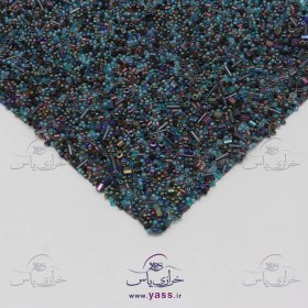 تصویر نگین لواشکی آبی روشن کد 16 