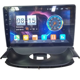 تصویر مانیتور11 اینچ اندروید پژو 206 قاب بالا مدل T3L برند mediatech Monitor 11 inch Android Peugeot 206 top frame model T3L mediatech brand