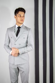 تصویر فروش کت شلوار مردانه برند twenplus رنگ نقره ای کد ty101274570 