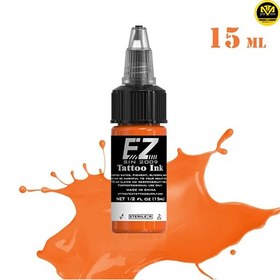 تصویر جوهر تاتو ایزد Bright orange 