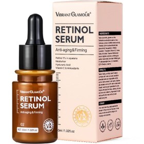 تصویر سرم ضد چروک ویبرانت گلمور مدل Retinol حجم 30 میلی لیتر 