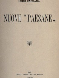 تصویر کتاب Nuove "Paesane" by Luigi Capuana نسخه کامل 