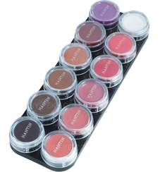 تصویر پالت رژلب ۱۲ رنگ هانتین 