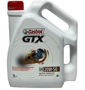 تصویر روغن و مکمل موتور GTX 20W 50 3 لیتر کاسترول اورجینال Castrol 