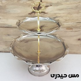 تصویر شیرینی خوری کروم دو طبقه طرح آرشیدا 