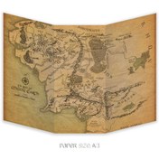 تصویر نقشه ارباب حلقه ها : سرزمین میانه Lord Of The Ring : Middle earth 