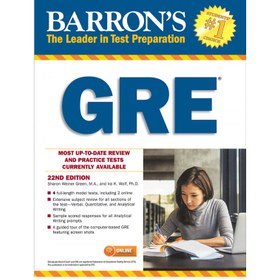 تصویر کتاب آزمون انگلیسی Barrons GRE 22nd Edition 