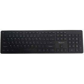 تصویر کیبورد بی سیم وریتی مدل V-KB6125W Verity V-KB6125w Wierless Keybord