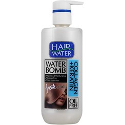 تصویر کرم آبرسان موی سر حاوی کراتین و کلاژن هیرواتر 400 میل کامان 