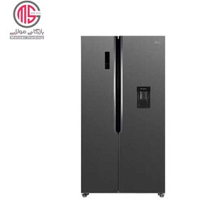 تصویر یخچال و فریزر ساید بای ساید 28 فوت جی پلاس مدل GSS-P7525 ا side-by-side refrigerator and freezer model GSS-P7525 side-by-side refrigerator and freezer model GSS-P7525