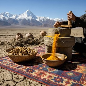 تصویر زردچوبه کهنه «تَبَتی» 