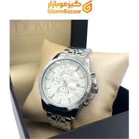 تصویر ساعت مچی عقربه‌ای مردانه داویکس تمام استیل DOVIX Originally کد 108 