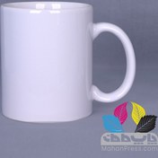 تصویر ماگ سرامیکی سفید با چاپ طرح دلخواه ا Printable white mug Printable white mug