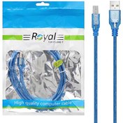 تصویر کابل پرینتر 1.5 متری رویال ROYAL شیلد دار 