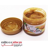 تصویر ژل اسکراب طلا 250میل سودا Sevda Gold Scrub Gel 250ml