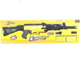 تصویر سوپر تفنگ تیر فومی اسفنجی رگباری شارژی ا LAUNCHER NERF AK _ 47 LAUNCHER NERF AK _ 47