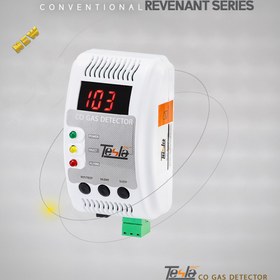 تصویر دتکتور گاز مونوکسید کربن تسلا - سری رونانت Tesla CO Gaz Detector - Revenant Series