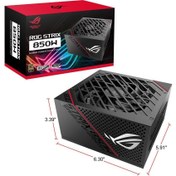 تصویر پاور کامپیوتر ایسوس ASUS ROG STIRIX 850W(استوک) 