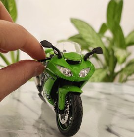 تصویر ماکت موتور کاوازاکی نینجا ZX10R سبز 