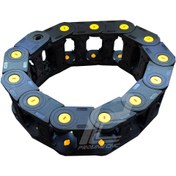 تصویر انرژی چین - انرژی گاید ابعاد داخلی 75×35 ابعاد خارجی 100×55 با شعاع خمش 75،100،150 میلیمتر برند GF رو باز GF Energy guide – Energy Chain 35 X 75 mm