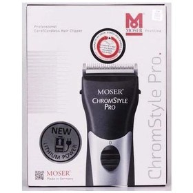 تصویر ماشین اصلاح سر و صورت موزر مدل Chromstyle Pro ا Moser Chromstyle Pro Hair Clipper Moser Chromstyle Pro Hair Clipper