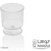 تصویر جام دسری مینی نگین ۹۰ سی سی بسته ۱۰ عددی 