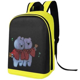 تصویر کوله پشتی ال ای دی با صفحه نمایش هوشمند LED Backpack 