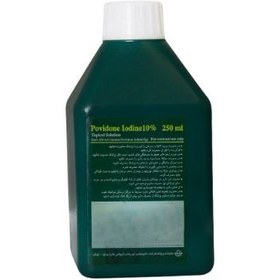 تصویر محلول موضعی بتادین پوویدون آیداین ۱۰٪ ابوریحان ۲۵۰ میلی لیتر Aburaihan Povidone Iodine 10% 250 ml