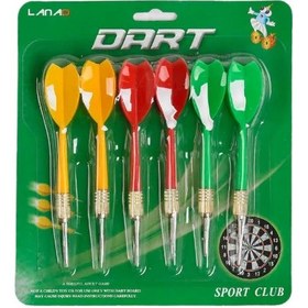 تصویر تیر دارت سوزنی مدل 7206 بسته 6 عددی 