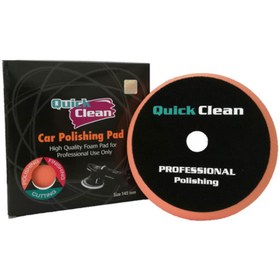 تصویر پد پولیش اسفنجی متوسط کوییک کلین Quick Clean Polishing 145MM 