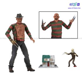 تصویر اکشن فیگور فردی کروگر از فیلم کابوس در خیابان الم Sideshow Collectibles - A Nightmare on Elm Street figurine Freddy Krueger New Nightmare