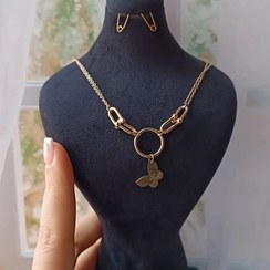 تصویر گردنبند طلای تیفانی با وزن ۵.۸۷۰ Gold necklace