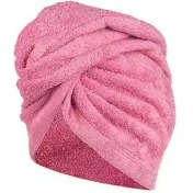 تصویر حوله سر جادویی حمام دکمه دار 