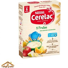 تصویر سرلاک گندم و 5میوه +6 ماه نستله - nestle 