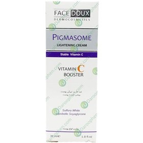 تصویر کرم ضد لک  فیس دوکس پیگمازوم  ویتامین سی حجم 30 میل FACEDOUX Pigmasome stable vitamin C Booster 30ml