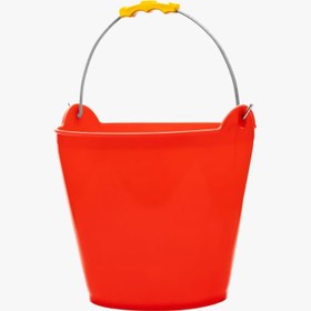 تصویر سطل پلاستیکی قرمز 