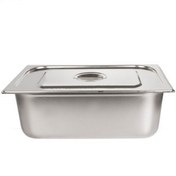 تصویر بن ماری استیل 1/1 عمق20 همراه با درب 