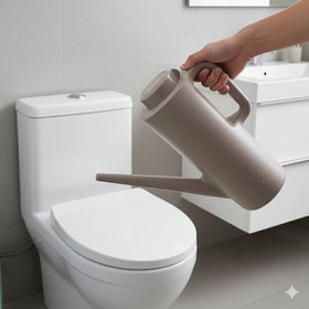 تصویر آفتابه زیبا مدل پیچک 