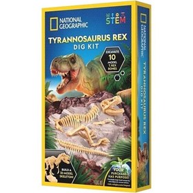 تصویر کیف حفاری تیرانوسور رکس نشنال جئوگرافیک برند national geographic National Geographic Tyrannosaurus Rex Dig Kit