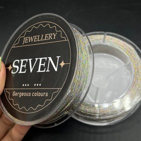 تصویر نخ دستبندی لمه دار هفت رنگ 