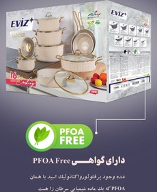 تصویر سرویس قابلمه ۹ پارچه Eviz 