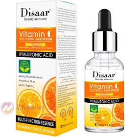 تصویر سرم ویتامین C سفید کننده صورت برند دیسار Disaar حجم 30 میلی لیتر Disaar Natural Vitamin C Facial Serum 30ml