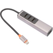 تصویر هاب تایپ سی مک دودو مدل HU_112 5 in 1 USB- C Docking Station Model HU-112