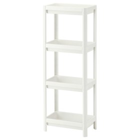 تصویر قفسه مشکی 37x23x101 سانتی متری ایکیا مدل IKEA VESKEN ا IKEA VESKEN shelf unit black 37x23x101 cm IKEA VESKEN shelf unit black 37x23x101 cm