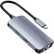 تصویر هاب USB-C شش پورت یسیدو مدل HB15 ا Yesido HB15 6-in-1 USB-C Hub Yesido HB15 6-in-1 USB-C Hub