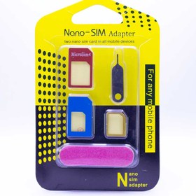 تصویر کیت مبدل سیم‌کارت Nano SIM Adapter 