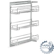 تصویر سبد سوپری ریل بغل ۳ طبقه یونیت ۱۵،۲۰،۲۵،۳۰ 