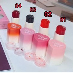 تصویر تینت لب ژله ای قلبی پیگمنت قوی 